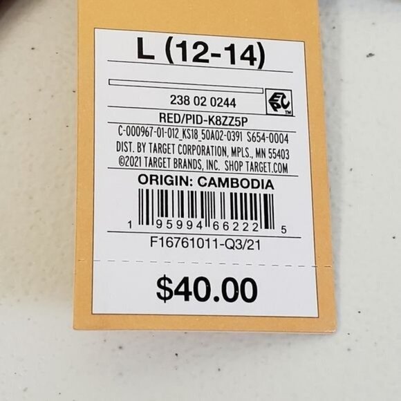 Kona Sol Paisley Print One Piece Swimsuit Size Large 12-14 - Picture 7 of 12